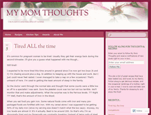Tablet Screenshot of mymomthoughts.com
